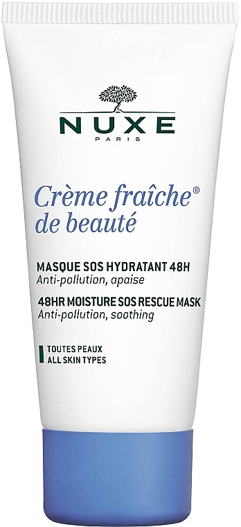 Revitalising Facial Mask - Nuxe Creme Fraiche De Beaute 48HR Moisture SOS Rescue Mask — photo N1