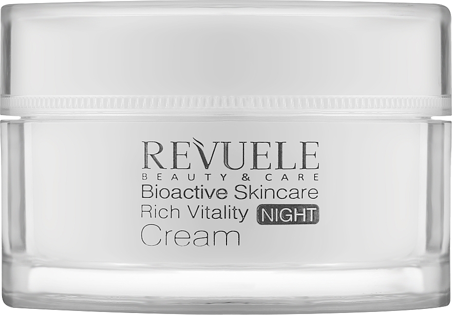 Rich Night Cream - Revuele Bioactive Skincare 3D Hyaluron Rich Vitality Night Cream — photo N1