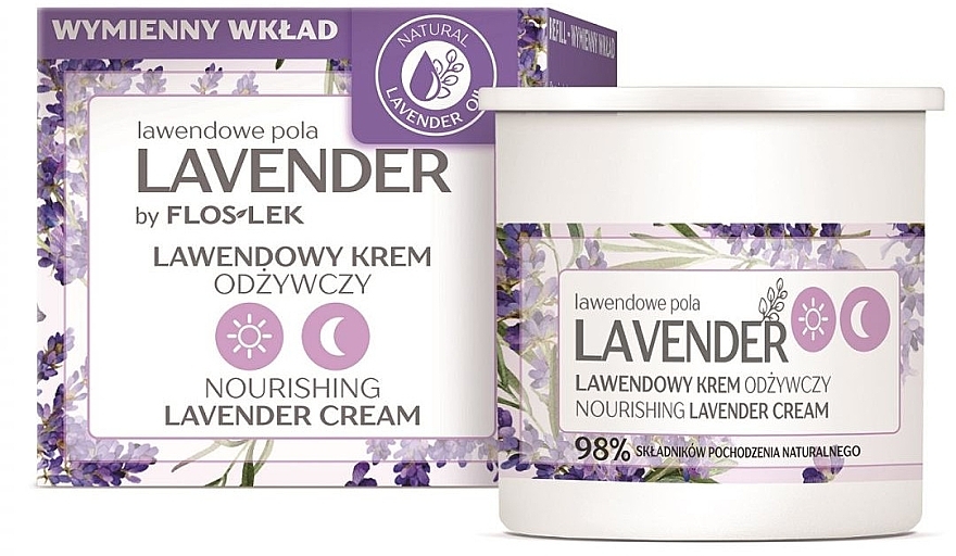 Nourishing Lavender Day & Night Cream - Floslek Nourishing Lavender Cream (refill)  — photo N1