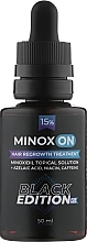 Hair Growth Lotion 15% - Minoxon Hair Regrowth Treatment Minoxidil Topical Solution Black Edition 15% — photo N1