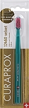 Fragrances, Perfumes, Cosmetics Toothbrush Velvet CS 12460, green with pink bristles - Curaprox