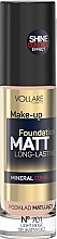 Fragrances, Perfumes, Cosmetics Mattifying Foundation - Vollare Cosmetics Make Up Foundation Matt Long-Lasting