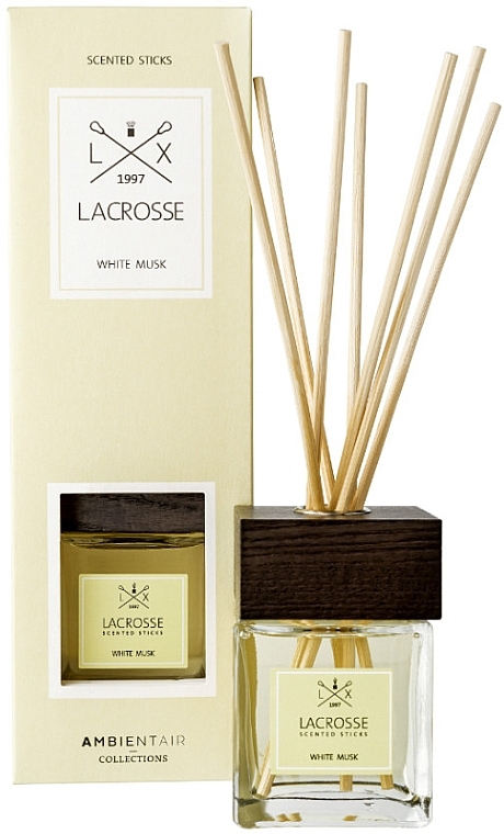 White Musk Reed Diffuser - Ambientair Lacrosse White Musk — photo N1