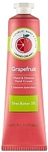 Fragrances, Perfumes, Cosmetics Moisturizing Hand Cream - Nature Republic Hand & Nature Hand Cream Grapefruit