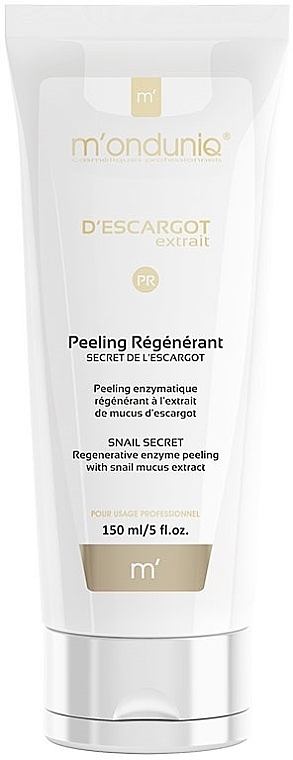 Regenerating Face Peeling with Snail Mucus - M'onduniq Snails Secret Regenerative Enzyme Peeling With Snail Mucus Extract — photo N1