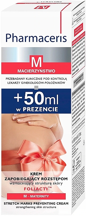 Anti-Stretches Cream - Pharmaceris M Foliacti Stretch Mark Prevention Cream — photo N4