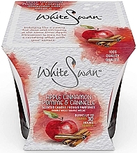 Fragrances, Perfumes, Cosmetics Apple & Cinnamon Scented Candle - White Swan Apple Cinnamon