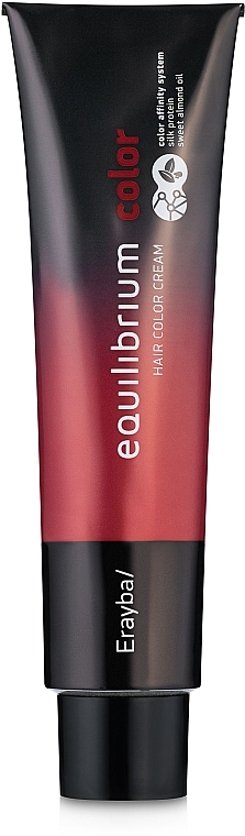 Hair Cream Color - Erayba Equilibrium Hair Color Cream (9/11 -Intense Ash Blonde) — photo N2