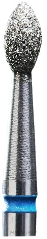 Diamond Nail Drill Bit "Bud", blue, 2,5mm/4,5mm - Staleks Pro — photo 1 szt.