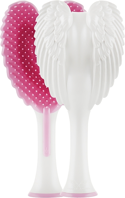 Angel Hair Brush, white-pink - Tangle Angel Cherub 2.0 Gloss White — photo N2