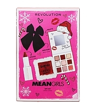 セット - Makeup Revolution ミーンガールズ ギフト セット (アイ/パレット/7.2g + リップスティック/3.2g + ヘア/リボン/1ピース) — photo N1