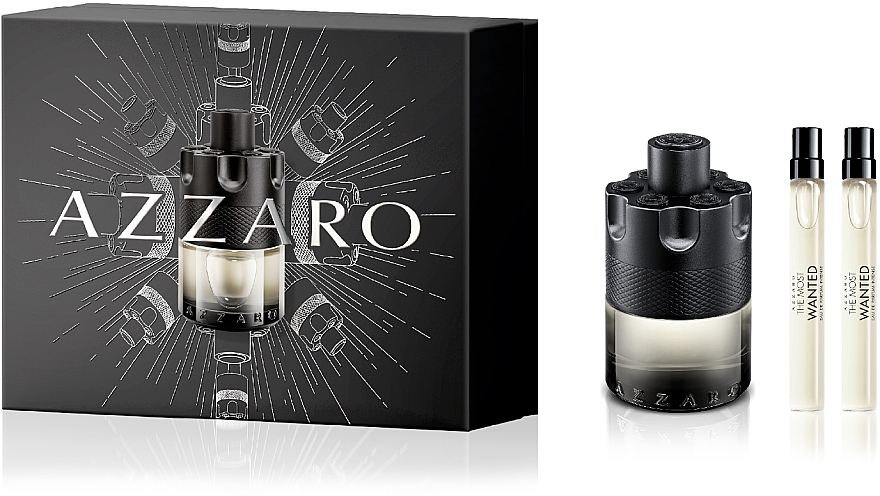 Azzaro The Most Wanted Intense - Set (edt/100ml+edt/2x10ml) — photo N1