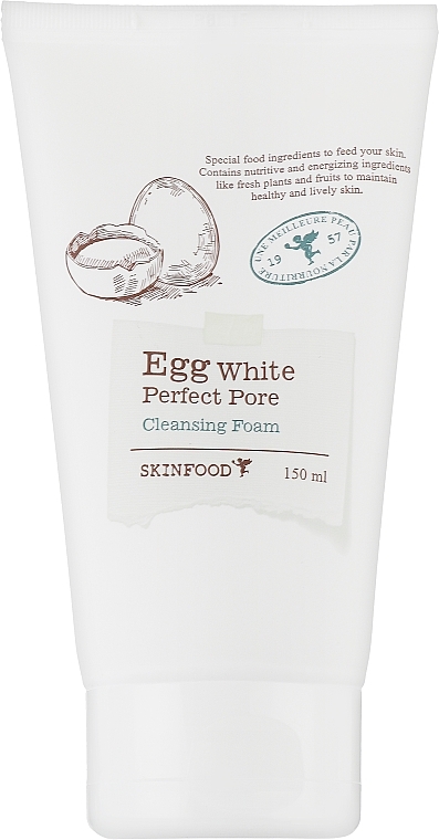 Pore Cleansing Foam - SkinFood Egg White Perfect Pore Cleansing Foam — photo N1