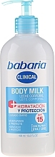 Fragrances, Perfumes, Cosmetics Body Milk - Babaria Clinical Body Milk Spf15