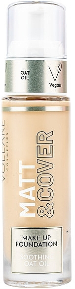 Mattifying Foundation - Vollare Matt & Cover Make Up Foundation — photo N1