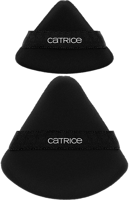 Triangular Powder Puff, 2 pcs - Catrice Magic Perfectors Powder Puff — photo N1