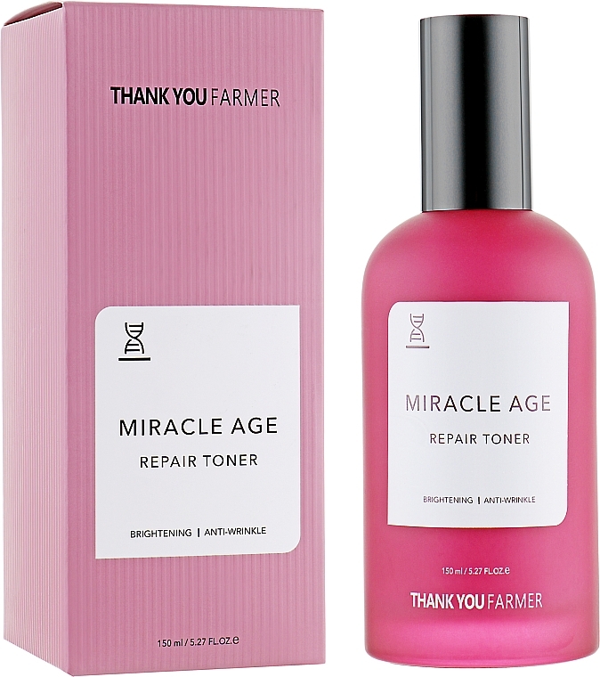 Anti-Wrinkle, Anti-Age Restoring Toner - Thank You Farmer Miracle Age Tooner — photo N1