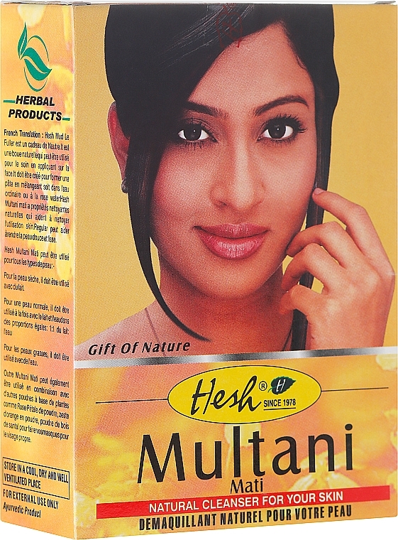 Face Cleanser - Hesh Multani Mati Natural Cleancer for Skin — photo N1