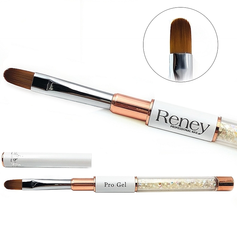 Gel Brush - Reney Cosmetics Oval — photo N2