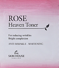 GIFT! Rejuvenating Toner with Rose Extract - The Skin House Rose Heaven Toner (sample) — photo N3