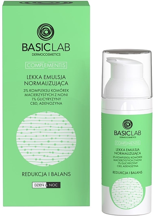Light Normalising Face Emulsion - BasicLab Dermocosmetics Complementis — photo N2