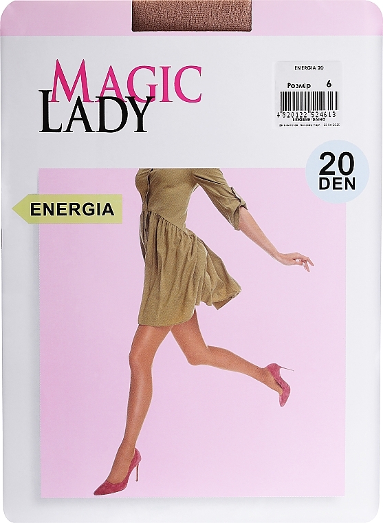 Tights "ENERGIA 20 Den, beige - Magic Lady — photo N1