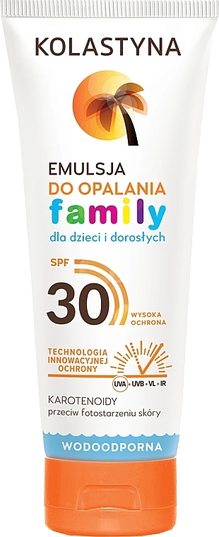 Family Sun Care Emulsion - Kolastyna Family Suncare Emulsion SPF 30  — photo N3