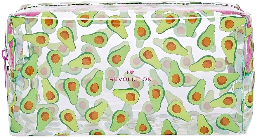 Avocado Makeup Bag - I Heart Revolution Cosmetic Bag Tasty Avocado — photo N1