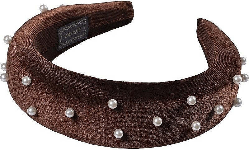 Velvet Headband, 25949, brown - Top Choice — photo N1