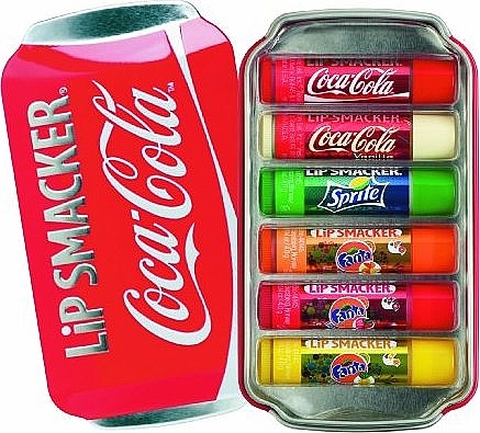 Lip Balm Set - Lip Smacker Coca-Cola Flavored Lip Gloss Collection (balm/6x4g) — photo N1