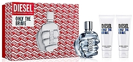 Fragrances, Perfumes, Cosmetics Set (edt/1250ml+sh/gel/75ml+sh/gel/75ml) - Diesel Only The Brave