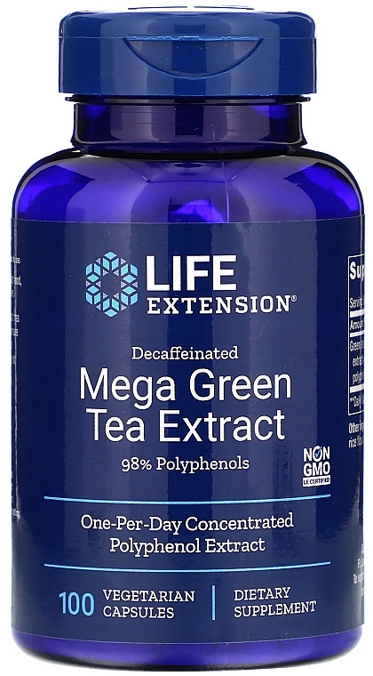 Green Tea Extract - Life Extension Mega Green Tea — photo N1