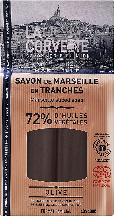 Olive Soap - La Corvette Savon de Marseille Olive Brut 72% — photo N3