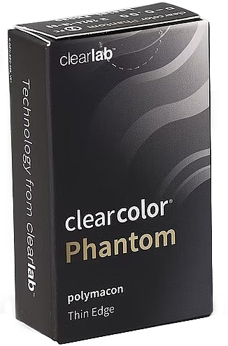 Colored Contact Lenses, angel blue, 2 pieces - Clearlab ClearColor Phantom Angelic Blue — photo N1
