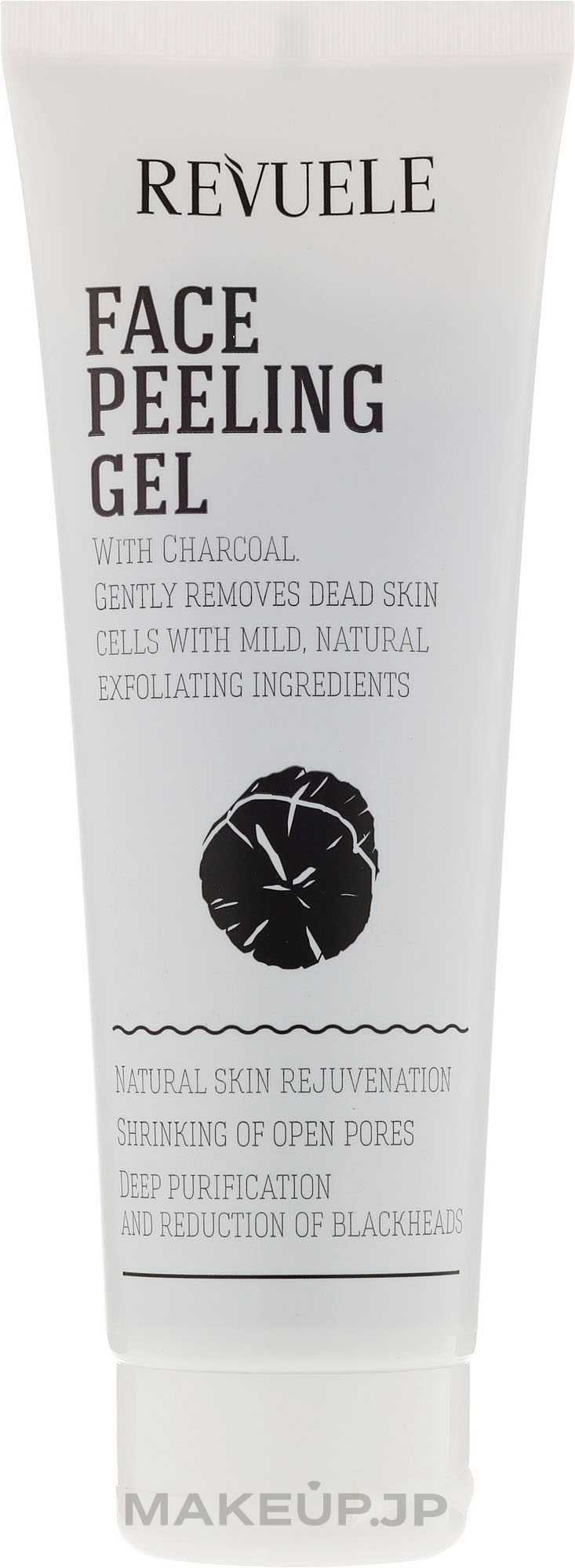 Peeling for Face Skin - Revuele Face Peeling Gel With Charcoal — photo 80 ml