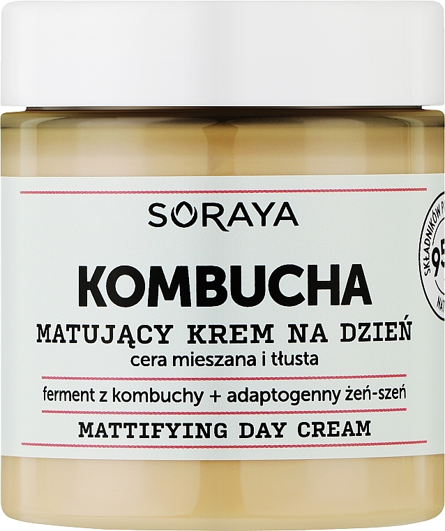 Mattifying Day Cream for Combination & Oily Skin - Soraya Kombucha Mattifying Day Cream — photo N1