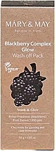 Antioxidant Clay Face Mask with Blackberries - Mary & May Blackberry Complex Glow Wash Off Mask — photo N3
