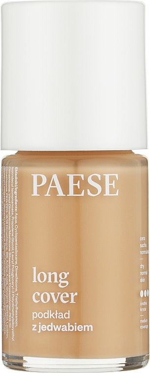 Dry Skin Light Silk Foundation - Paese Long Cover — photo N7