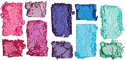 Eyeshadow Palette - Makeup Revolution Reloaded Dimension Eyeshadow Palette Vivid Passion — photo N4