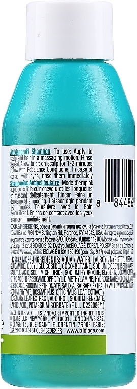 GIFT Anti-Dandruff Shampoo - Biolage R.A.W. Rebalance Anti-Dandruff Shampoo (mini size)  — photo N2