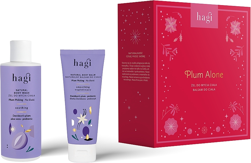 セット - Hagi Plum Alone (sh/gel/150ml + b/balm//75ml) — photo N1