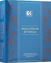 Set - Brazil Keratin Marula (shmp/300ml + cond/300ml + oil/30ml) — photo N1