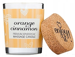 Fragrances, Perfumes, Cosmetics Massage Candle "Orange & Cinnamon" - Magnetifico Enjoy it! Massage Candle Orange & Cinnamon