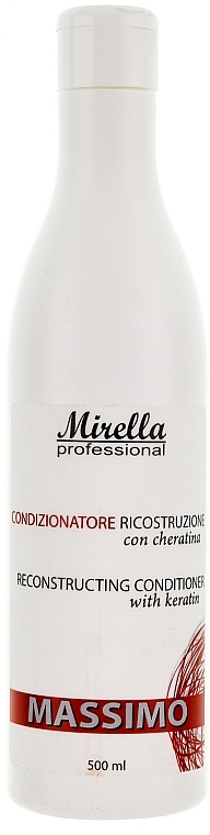 Revive Keratin Conditioner - Mirella Hair Care Reconstructing Conditioner — photo N1