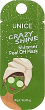 Fragrances, Perfumes, Cosmetics Smoothing Peel-Off Mask - Unice Crazy shine Shimmer Peel Off Mask