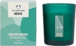 Scented Candle 'Breathe' - The Body Shop Breathe Eucalyptus & Rosemary Renewing Scented Candle — photo N1