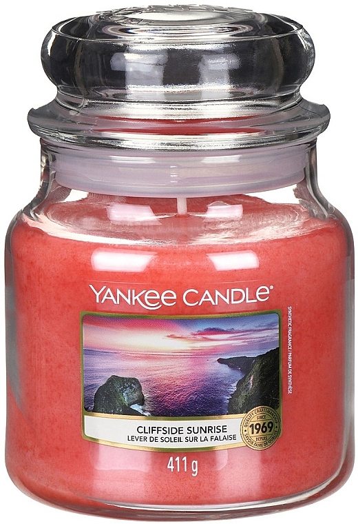 Scented Candle in Jar - Yankee Candle Classic Cliffside Sunrise — photo N2