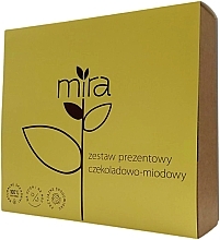 Set "Chocolate & Honey" - Mira (oil/60ml + b/soap/400g + lipstick/3g) — photo N1