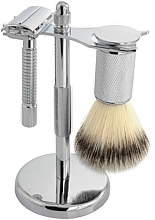 Shaving Set - Lewer (shaving/brush/1pc + razor/1pc + stand/1pc) — photo N2