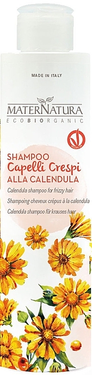 Calendula Shampoo for Frizzy Hair - MaterNatura Shampoo with Calendula — photo N1